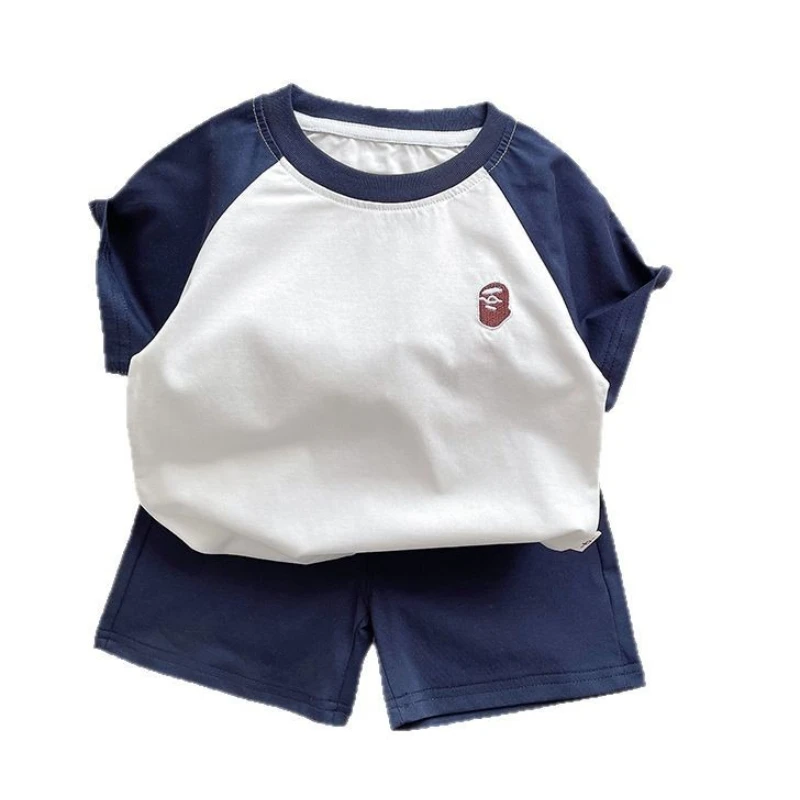 

New Summer Baby Clothes Suit Children Boys Short Sleeved T-Shirt Shorts 2Pcs/Sets Kids Girls Clothing Set Infant Casual Costume