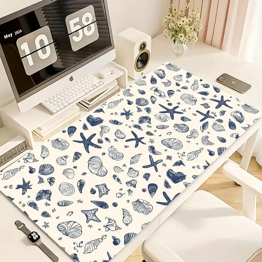 

Marine Life Mouse Pad Large Computer Office Game Table Mats XXL Rubber Anti-slip Gaming Keyboard Mousepads Long Desk Pads 40x90