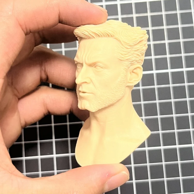 Gorąca Wyprzedaż Głowa Młodego Wilgerta w Skali 1/6 Hugh Jackman Logan Żywica DIY Model Zestaw Figurka Akcji 12 cali Kolekcjonerski Prezent