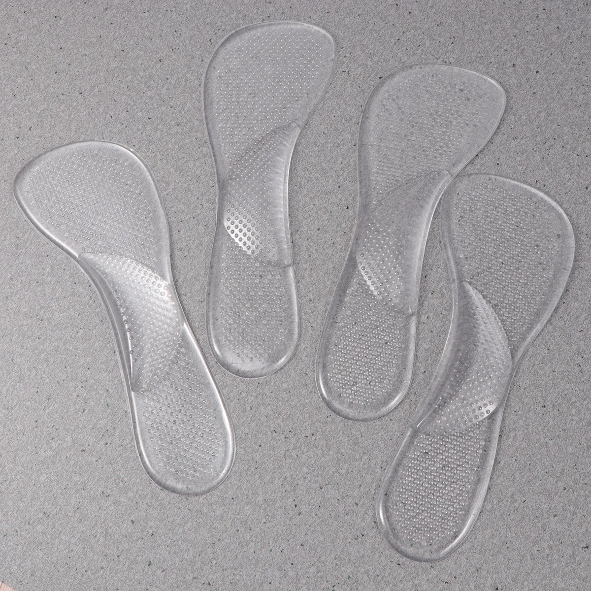 2Pairs النعال سيليكون للكعب العالي جل امتصاص النعال تنفس قوس دعم مريحة التشذيب تصميم ملابس يومية طويلة