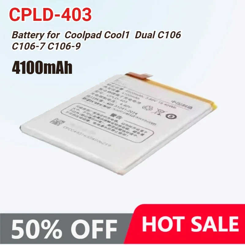 

CPLD-403 Real 4100mAh Battery for Letv LeEco Coolpad Cool1 Cool 1 Dual C106 C106-7 C106-9 Cell Mobile Phone Batteries Bateria