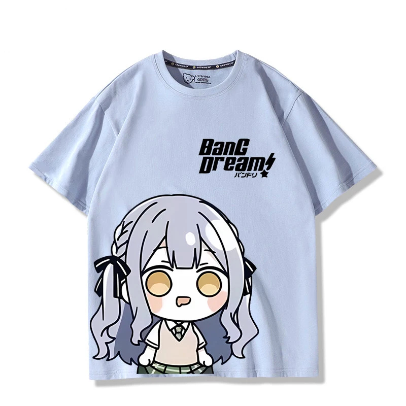 Popular Girl Band Ave Mujica T-shirt 3D Togawa Sakiko Print Cute Cosplay t shirts Harajuku Y2k Short Sleeve Tops Summer Clothing