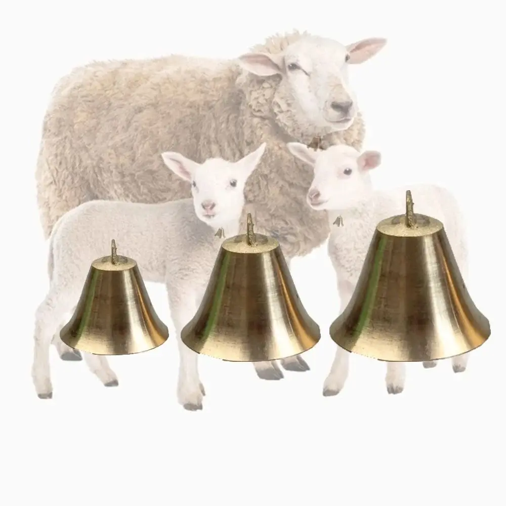 1 Pc Cow Horse Sheep Grazing Copper Bells Large Thickened Cattle Sheep Antique Bells Animal Prevent The Loss Zinc Alloy Bells