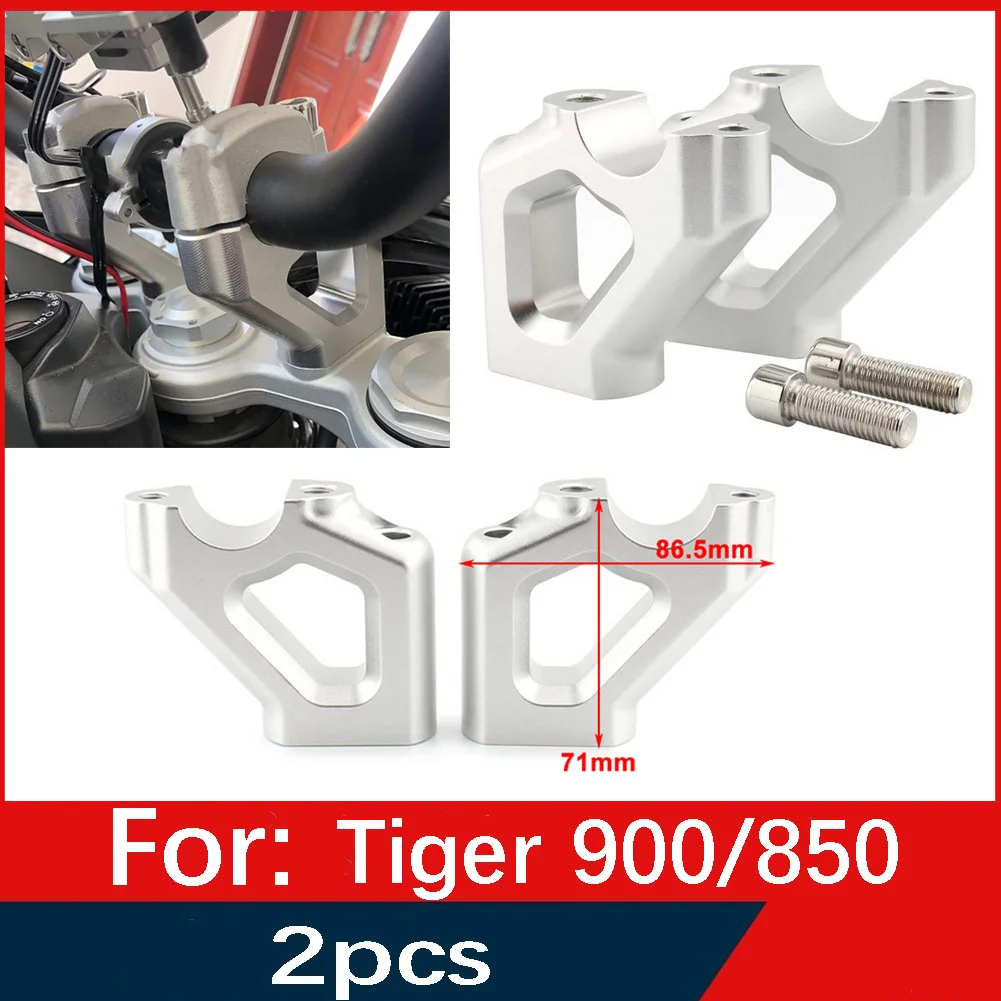 Motorcycle Handle Bar Riser Clamp Extend Handlebar Adapter Mount For Tiger 900 GT PRO LOW RALLY For Tiger900 For Tiger850 850