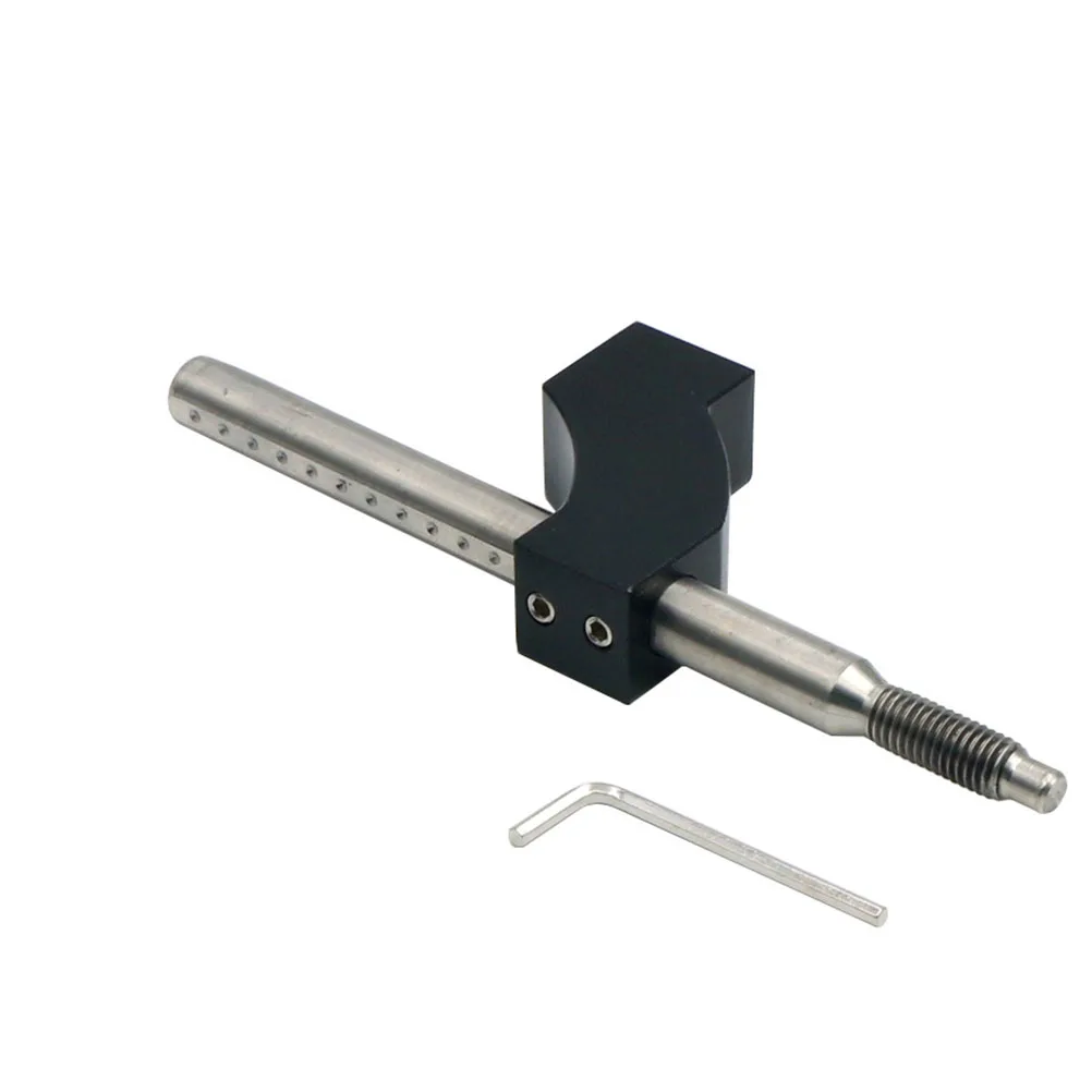 

Gear Shifter Extension Rod Knob Extender Modification Accessories Durable Material Easy Install Round Surface Car Height