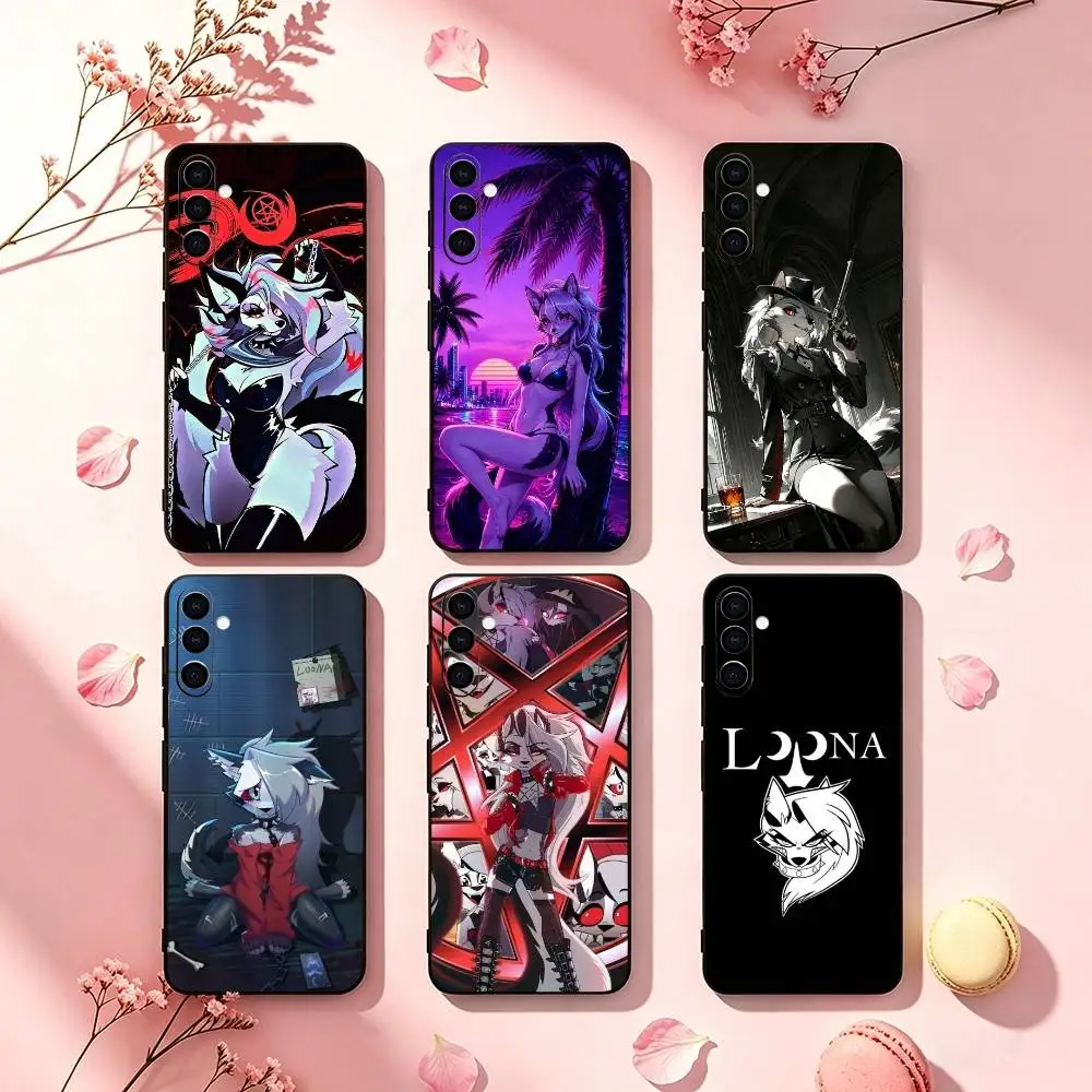 Loona Helluva Boss Hot Selling Phone Case For Samsung Galaxy A73,A72,A71,A70,A53,A52,A51,Others Soft Black Cover