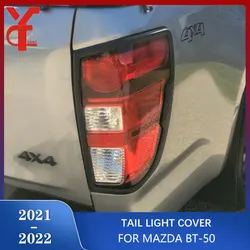 Car Tail Lights Cover Rear Lamp Accessories For Mazda BT50 BT-50 2021 2022 2023 Exterior Parts YCSUNZ