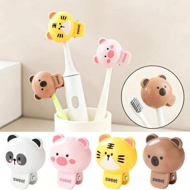 1/4pcs Animals Toothbrush Head Cover Cute Portable Protector Electric Toothbrush Dustproof Head Kids Household Travel Home Use
