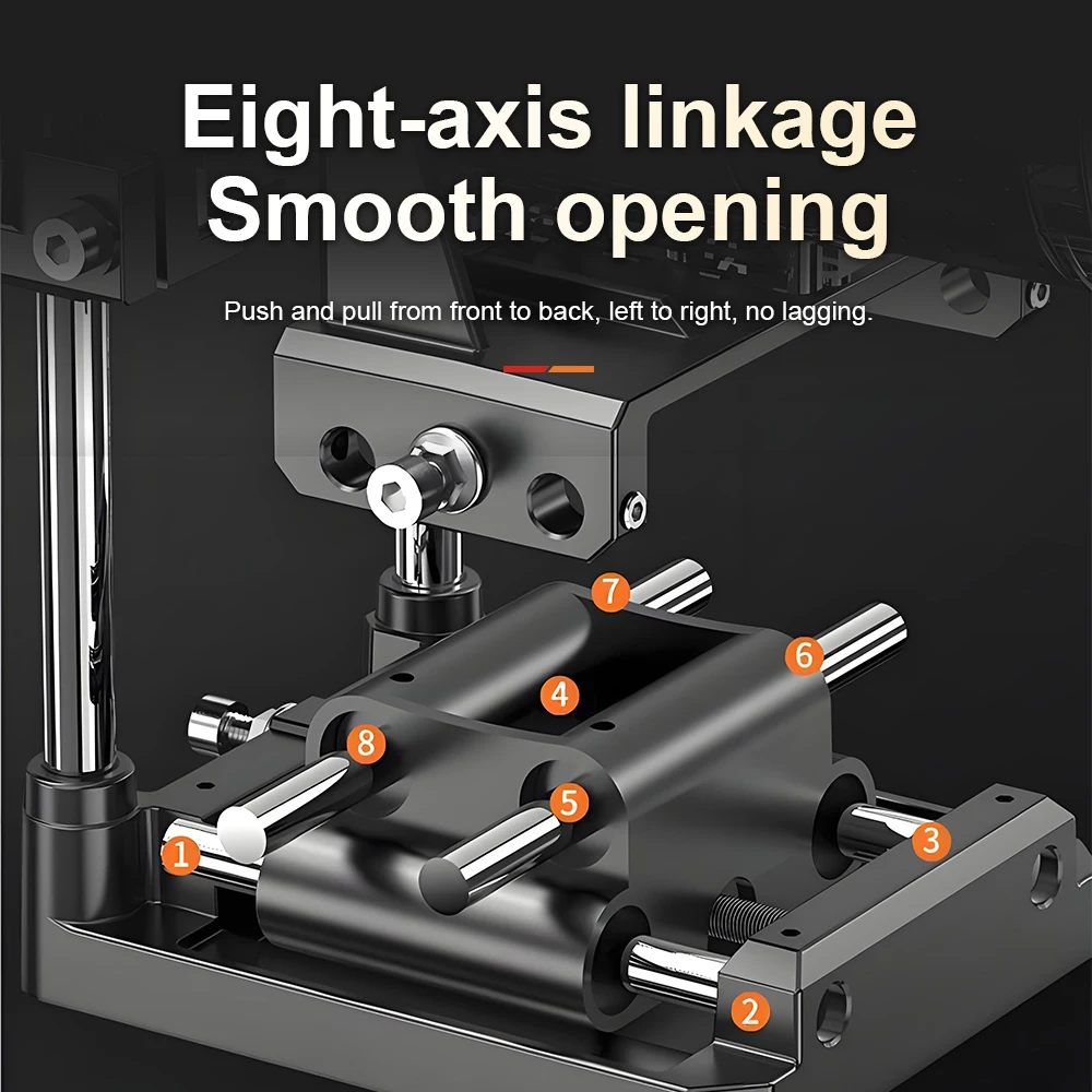 Woodworking Stand Holder Multi-function Trimmer 2-in-1 Connecting Bracket Industrial  Slotter Trimmer Bracket Hole Opener