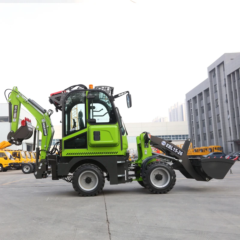 High Performance 2.8 Ton Mini Backhoe Loader with 4WD