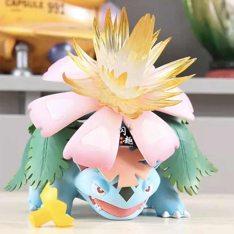

Pokemon Action Figure Venusaur Figuras Manga Figurine Collection Model Doll Ornament Anime Peripheral GK Statue Toys Kids Gift
