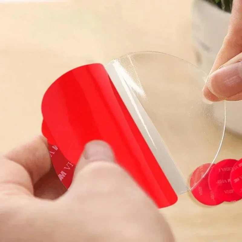 10 قطعة لاصق قوي على الوجهين مقاومة درجات الحرارة العالية حامل هاتف شفاف رقيقة جدا Traceless شريط مزدوج الجوانب