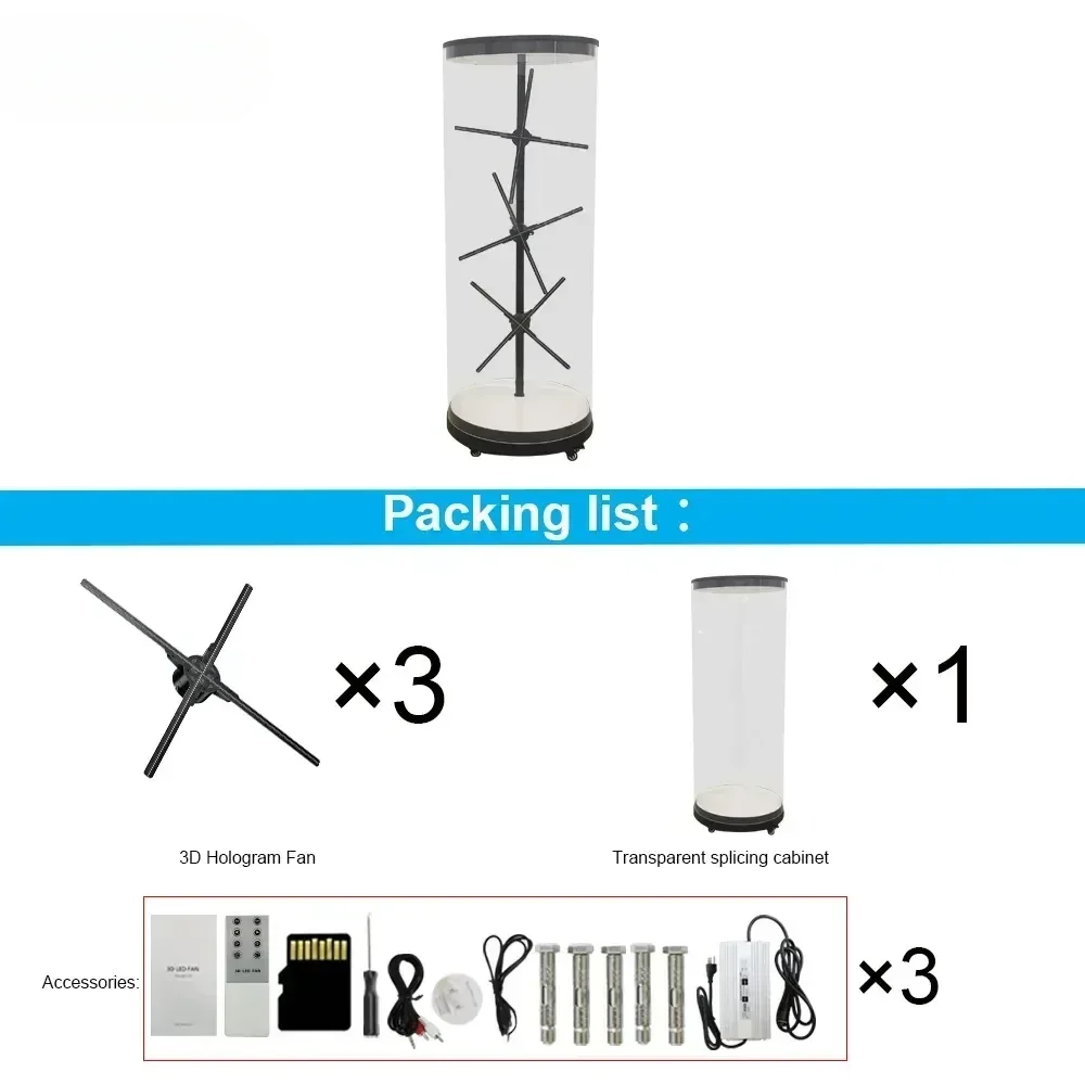 홀로그램 3D LED 선풍기 홀로그램 프로젝터, 광고 홀로그램 디스플레이, 3D 홀로그램 선풍기, 인기 판매