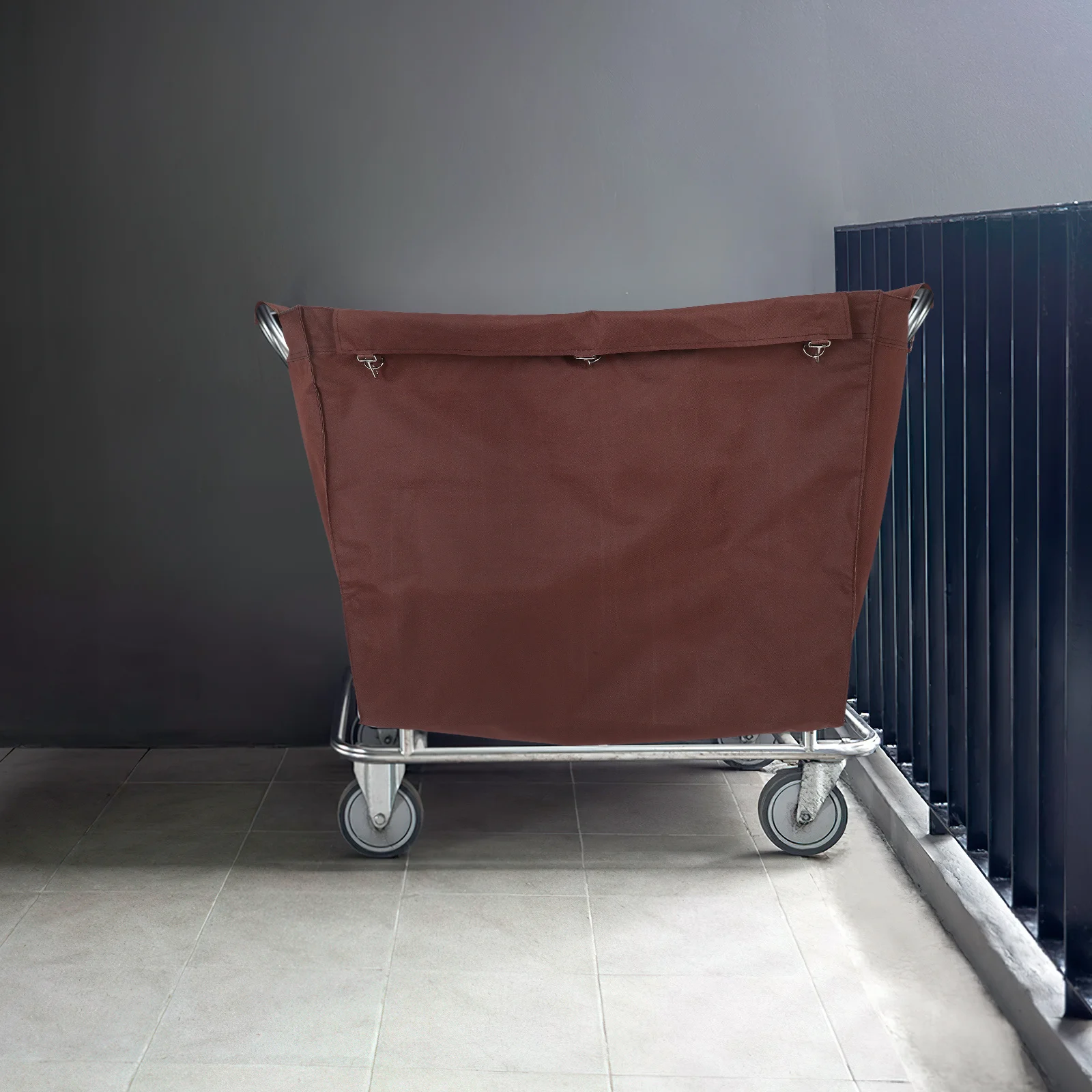 

Сумка для белья из ткани Оксфорд, большая емкость, съемное хранилище для чистки, аксессуары для тележки, сменный органайзер на колесиках