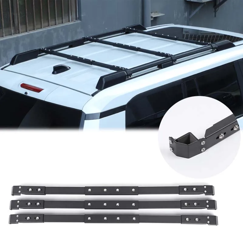 

For Toyota Land Cruiser 250 2024 2025 2026 Prado LC250 FJ250 carbon steel Roof Racks Cross bar Exterior Upgraded Accessories