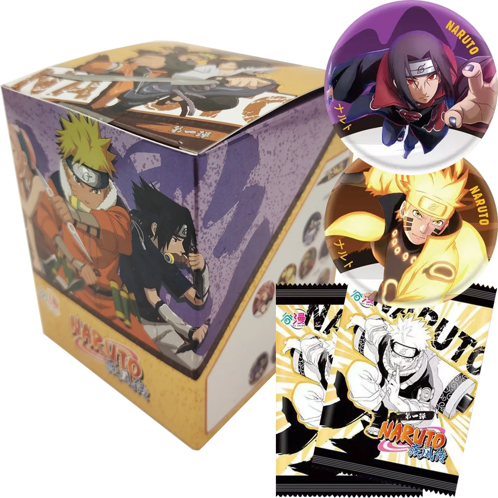 

Fantasy Adventure Anime Naruto Collection Round Badge Cartoon Anime Peripheral Portable Brooches Decorative Accessories Gifts