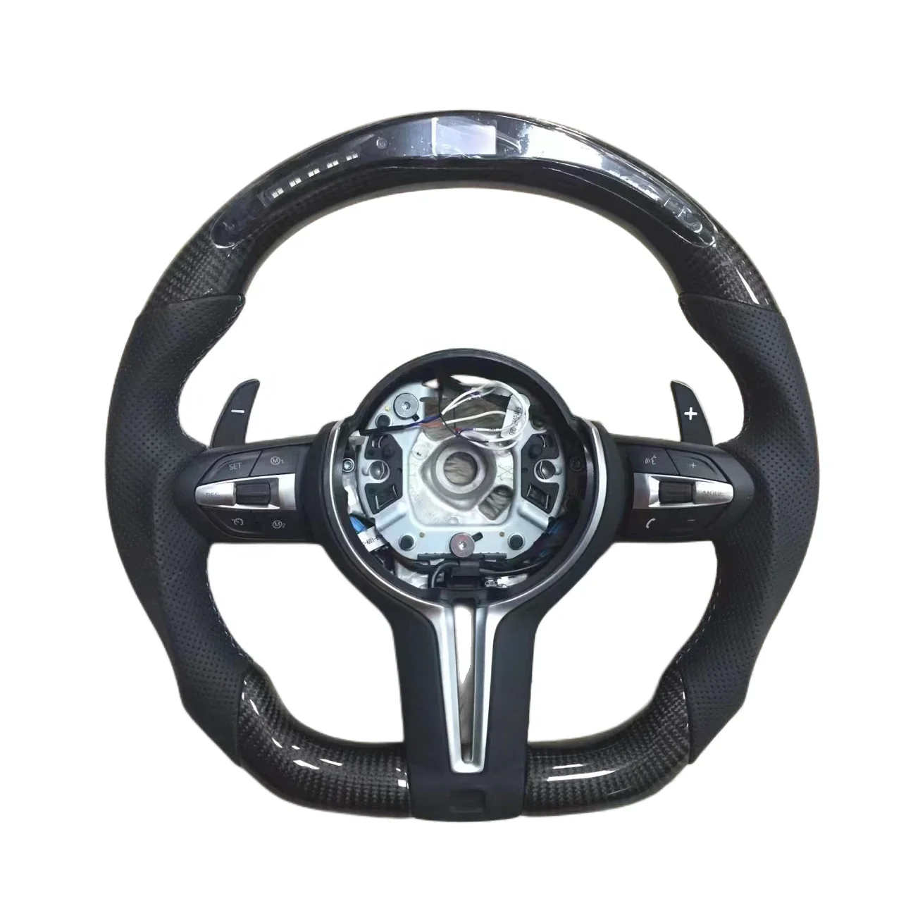 

Customized carbon fiber LED Racing steering wheel suitable for BM Sport Steering Wheel