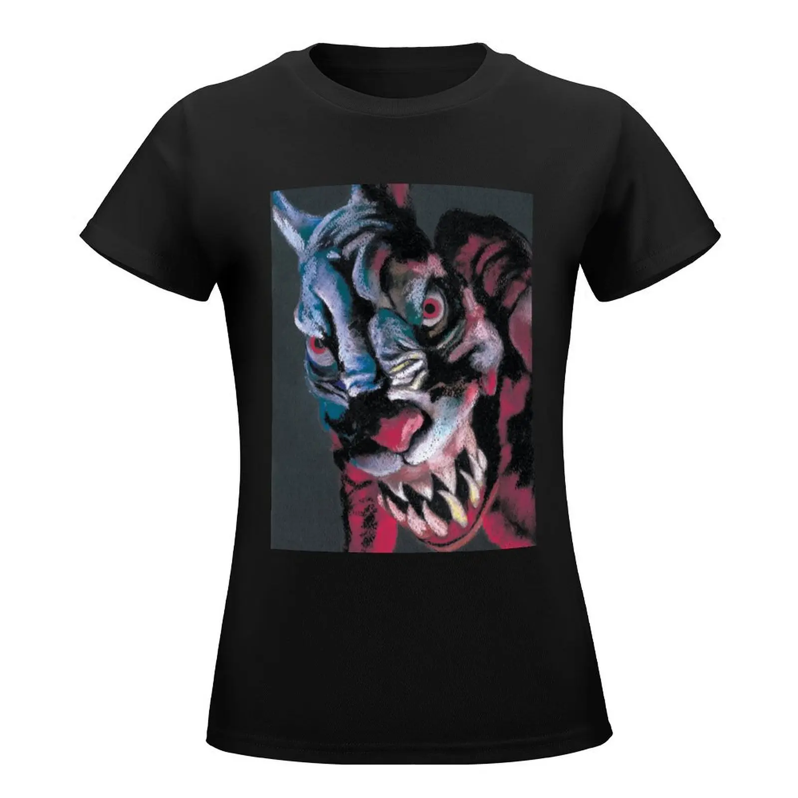 Twilight Zone Rabbit T-Shirt summer clothes summer tops oversized plus size tops tshirts for Women