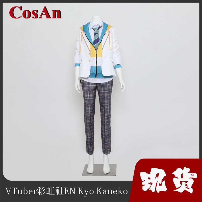 CosAn Hot Anime VTuber Kyo Kaneko Cosplay Costume Fashion Combat Uniforms Activity Party Role Play Clothing