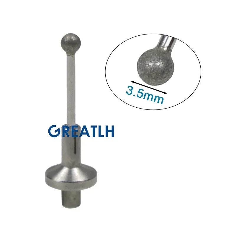 1pcs Portable Eye Care Tool Black Corneal Polisher 3.5mm Round Head Polisher Ophthalmic Micro Instrument