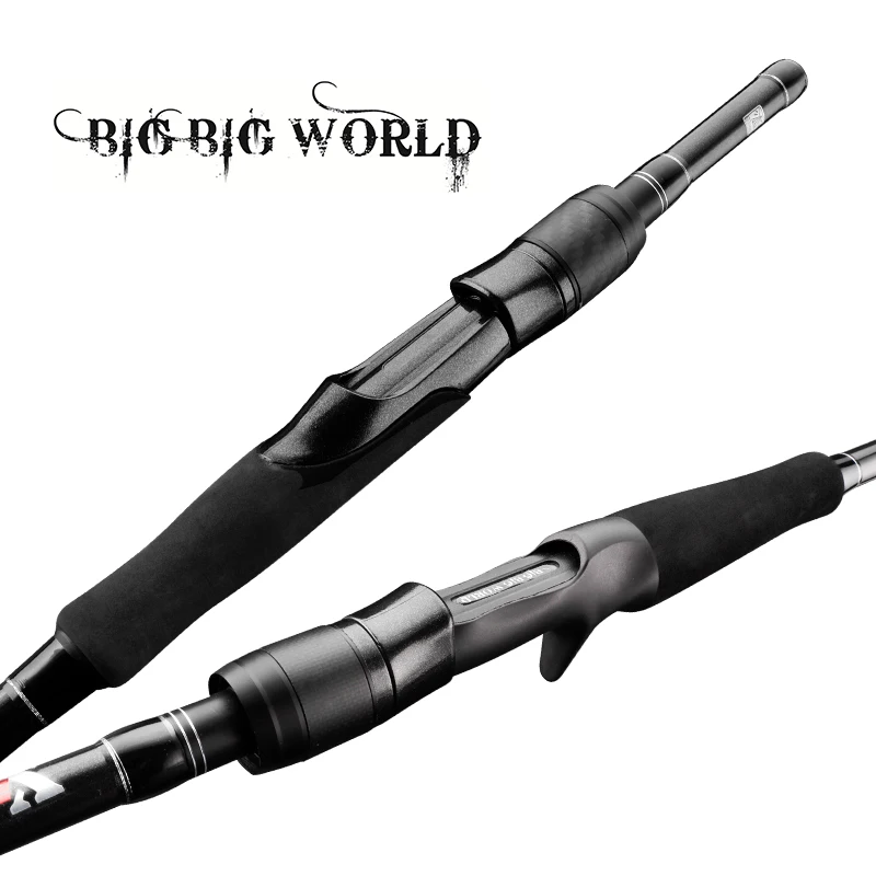 Imagem -03 - Bigbigworld-vara de Pesca de Fundição de Carbono Vara de Pesca de Isca Guia kl Ultra Leve ou Seções 2.1m 2.4m 2.7m