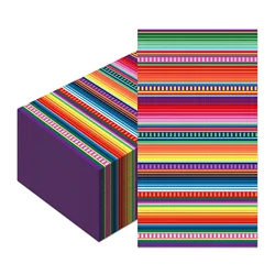 20pcs 2-Ply Mexican Fiesta Guest Napkins Disposable Paper Dinner Napkins Dingroom Decor for Cinco De Mayo Mexico Party Supplies