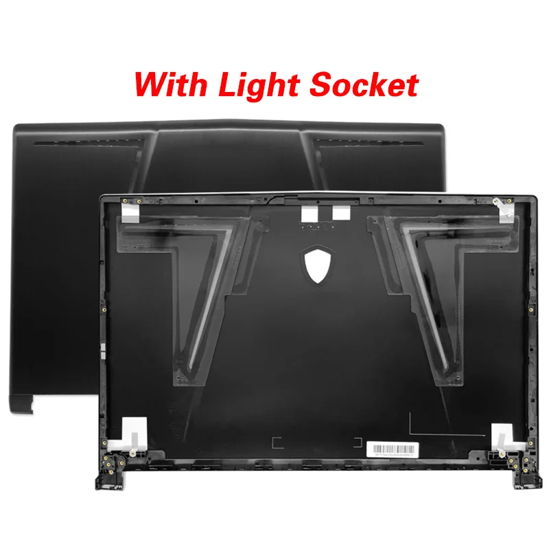 Novo original para msi gp73 gp73m MS-17C5 17c6 lcd capa traseira/moldura dianteira/dobradiças/descanso de mãos l/caso inferior do portátil habitação capa 17.3"