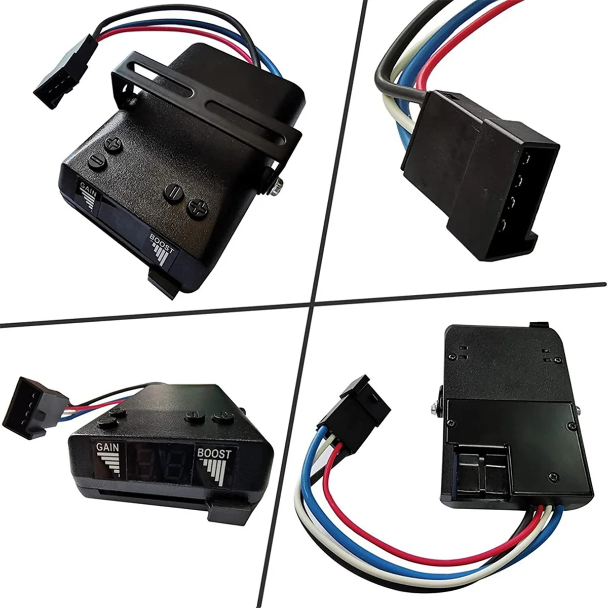 

RV Truck Brake Controller for Trailer with 2 to 8 Braking System Electronic Trailer Brake Controller 8508211