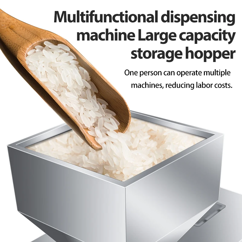 500g Automatic Large Food Pouch Packing Machine New Multifunction Tea Bags Powder Pine Nut Weigher Hotels Cigarettes Industries