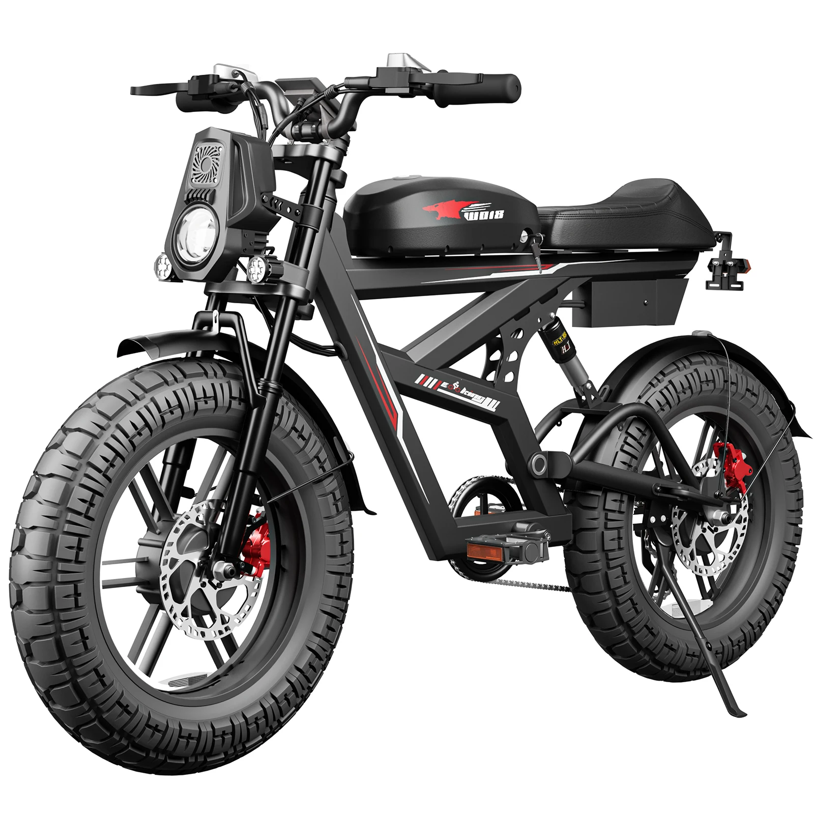 

STLF 2000W Electric Bike for Adults - 48V25AH Removable Battery, 50KM/H Max Speed, 7-Speed Gears, Off-Road/Mountain E-Bi