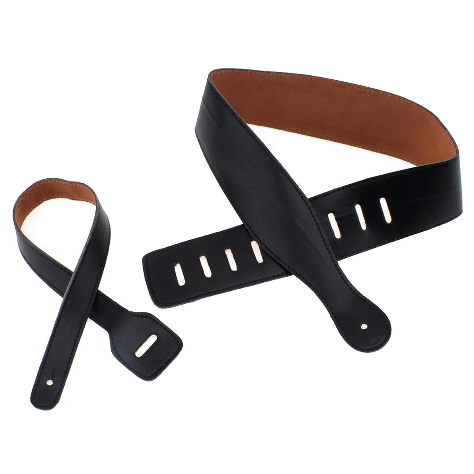 Extra Long Classical Leather Guitar Shoulder Strap for Electric Bass Acoustic Guitar Gadgets