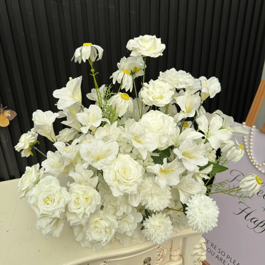 Artificial Flower Ball Wedding Decoration Table Centerpieces Flower Ball Floral Arrangement Decor Party Props Flower Bouquet image 3