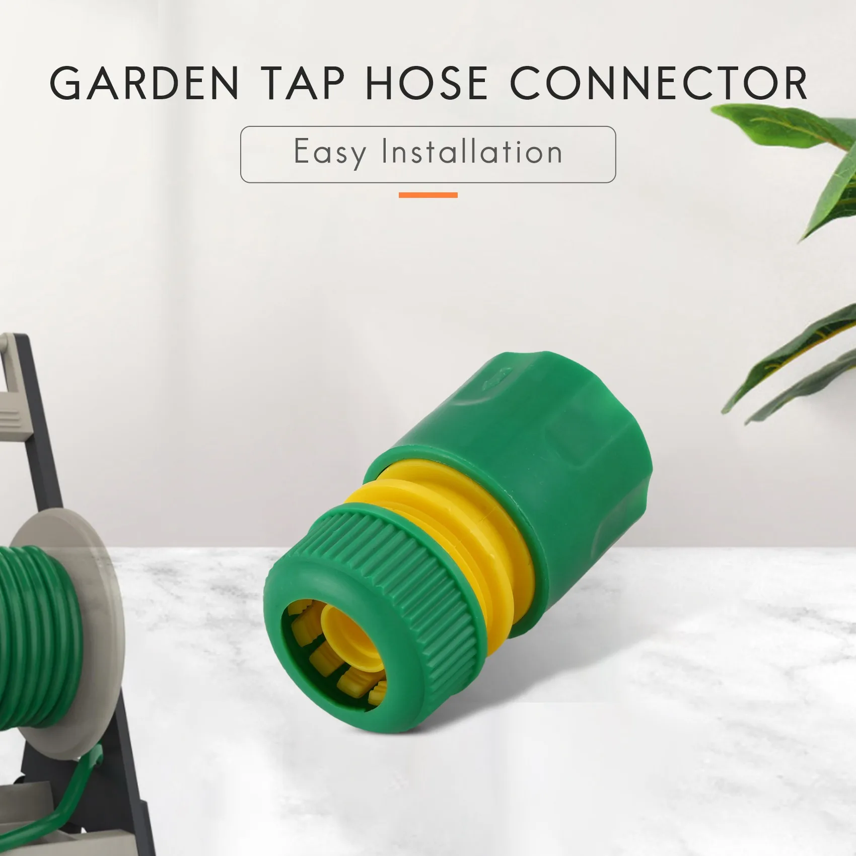 10Pcs 1/2 inch Hose Garden Tap Water Hose Pipe Connector Quick Connect Adapter Fitting Watering