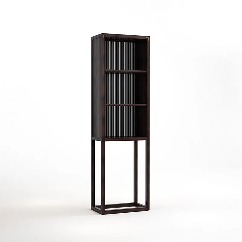 

Новая китайская полка JC Bogu, современная китайская книжная полка в стиле дзен, книжный шкаф, винная полка из массива дерева, разделительная полка, мебель