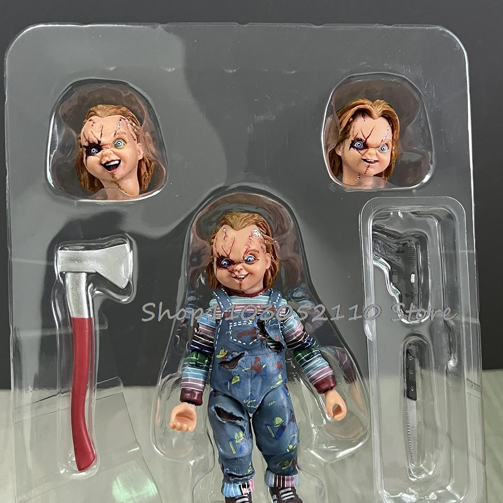 NECA الأخير تشاكي الشكل أنيمي الطفل لعب عروس تشاكي اللعب نموذج الديكور عيد الميلاد Helloween هدية دمية #4