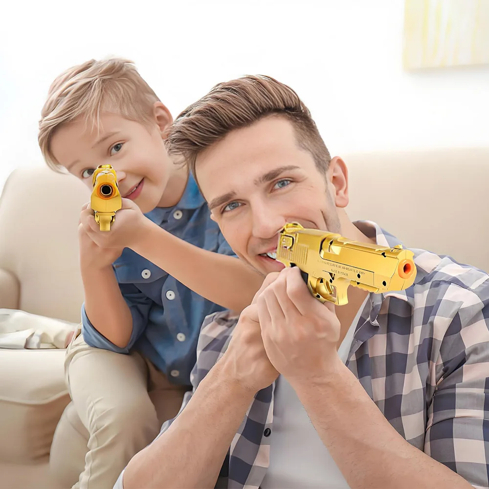 Concha ejeção águia do deserto arma de brinquedo para crianças pistola de brinquedo meninos presente aniversário greats presentes menino idade 5 +