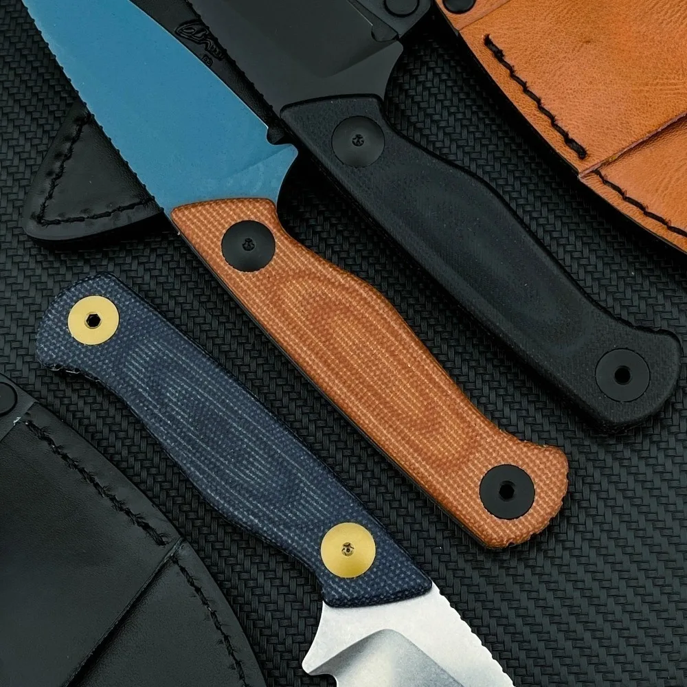 New Style Professional Straight Knife Useful Outdoor Tool Exquisite Fixed Knives with Sheath Survival Knives Defend Knives