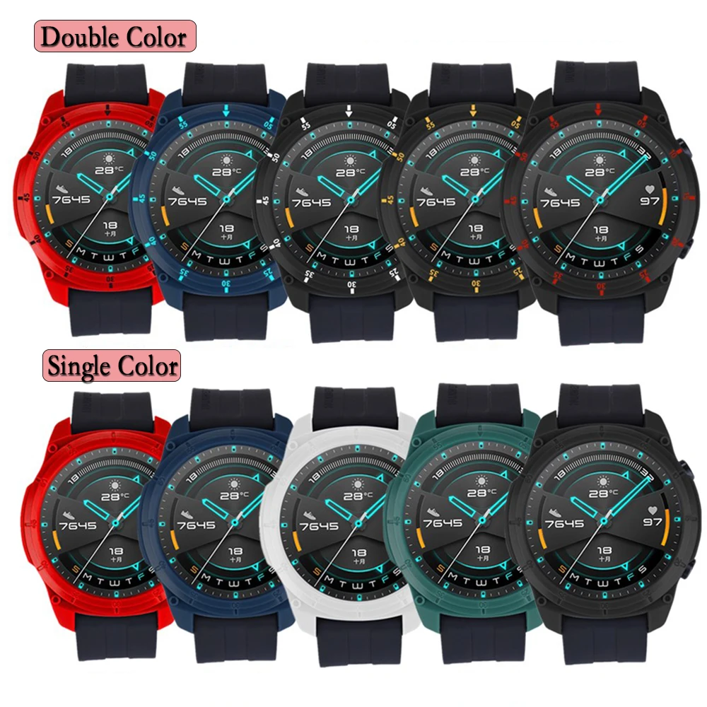 Watch Case For Huawei Watch GT2 46mm Creative Sports Hollow Protector TPU Protective Cover Frame