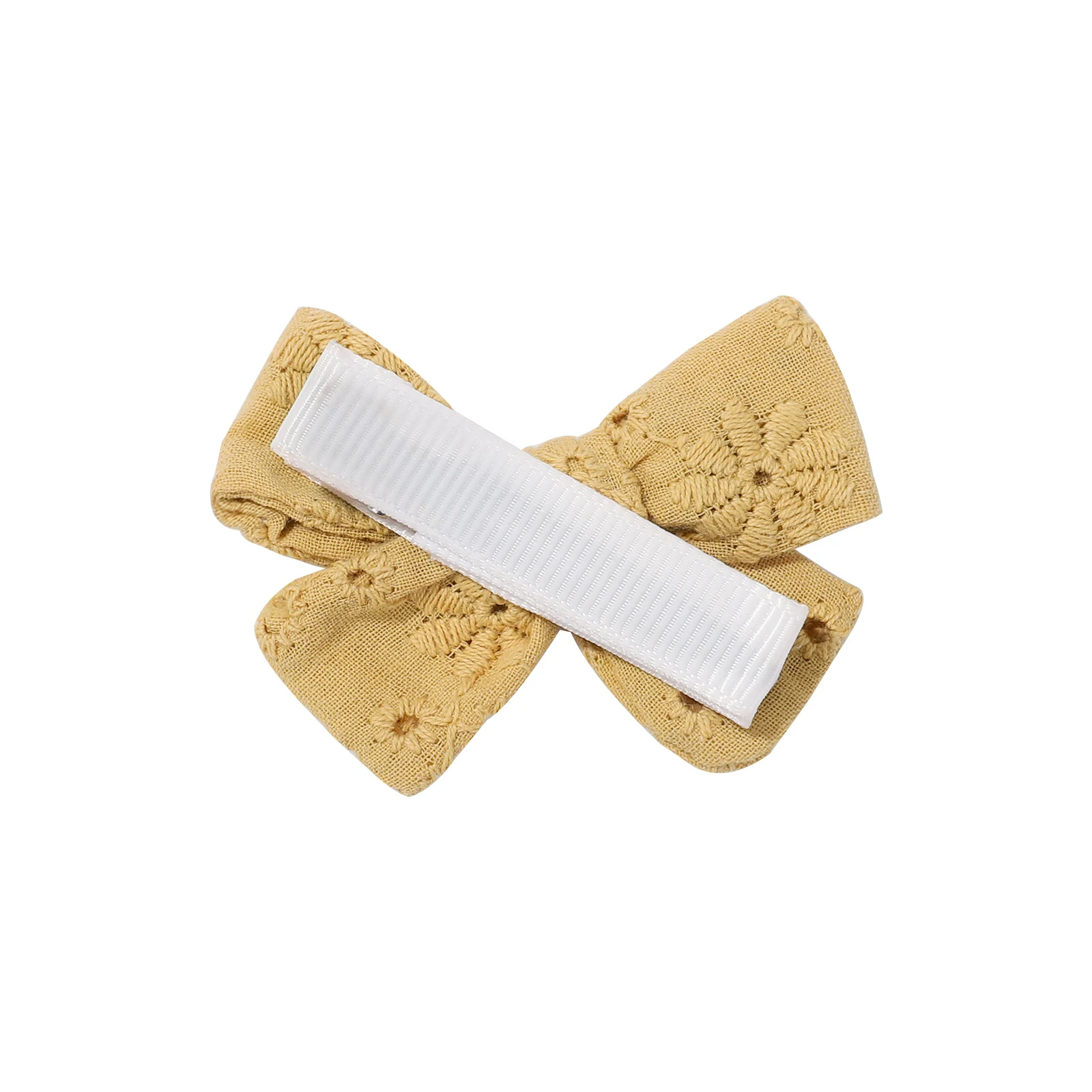 2Pcs Hairpin Soft Cotton Hairclip for Baby Girls Hair Bows Print Bowknot Hairgripe Headwear Toddler Babe Hair Accessories