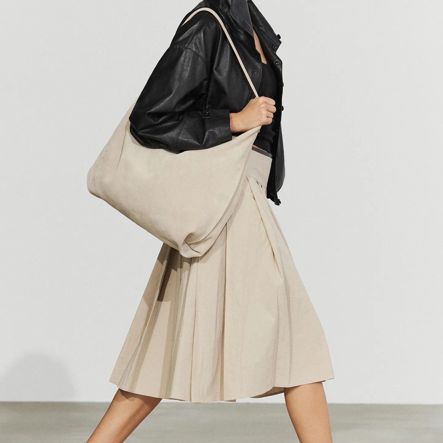 Fashionable Casual High Waist Midi Skirt Women's Autumn Wear Versatile Chiffon Half-length Skirt Standard Fit Zadata Brand