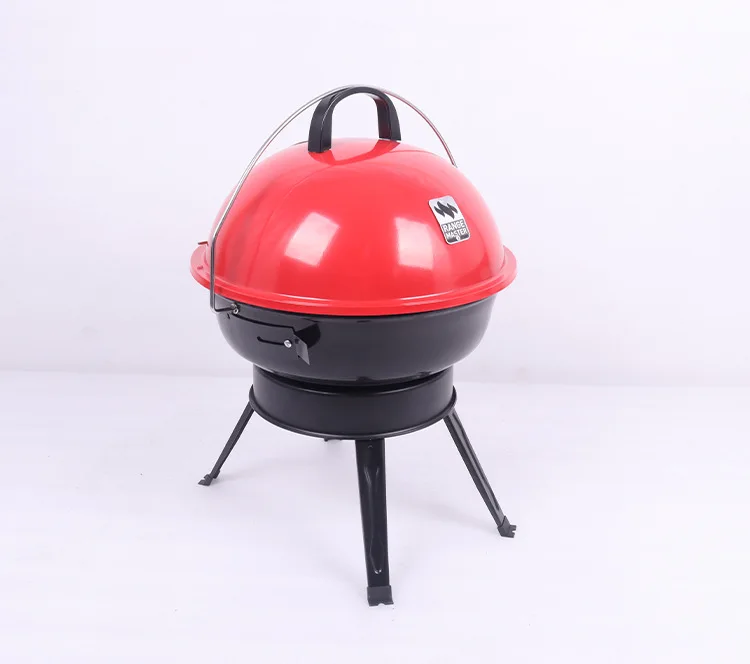 Portable Folding Legs Mini Apple Stove Portable Charcoal Grill Outdoor  Round