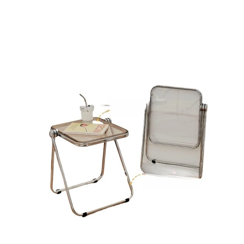 

home Internet celebrity ins coffee table foldable table Nordic light luxury designer corner table