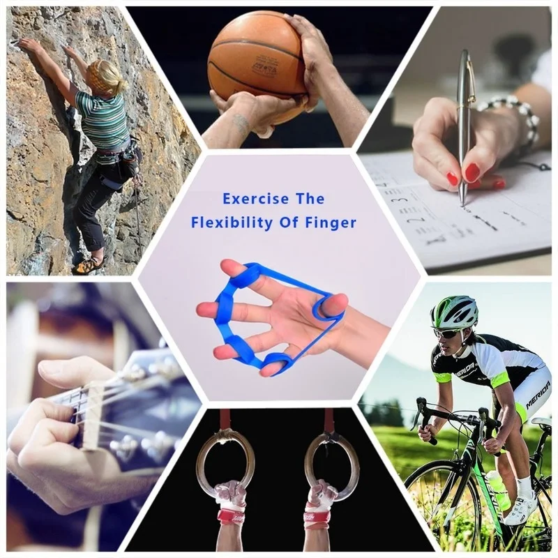 Finger Fitness Elastisches Band Widerstandsband Geeignet für Übungen für das Training Gummiring Zugring Handgriffverlängerung