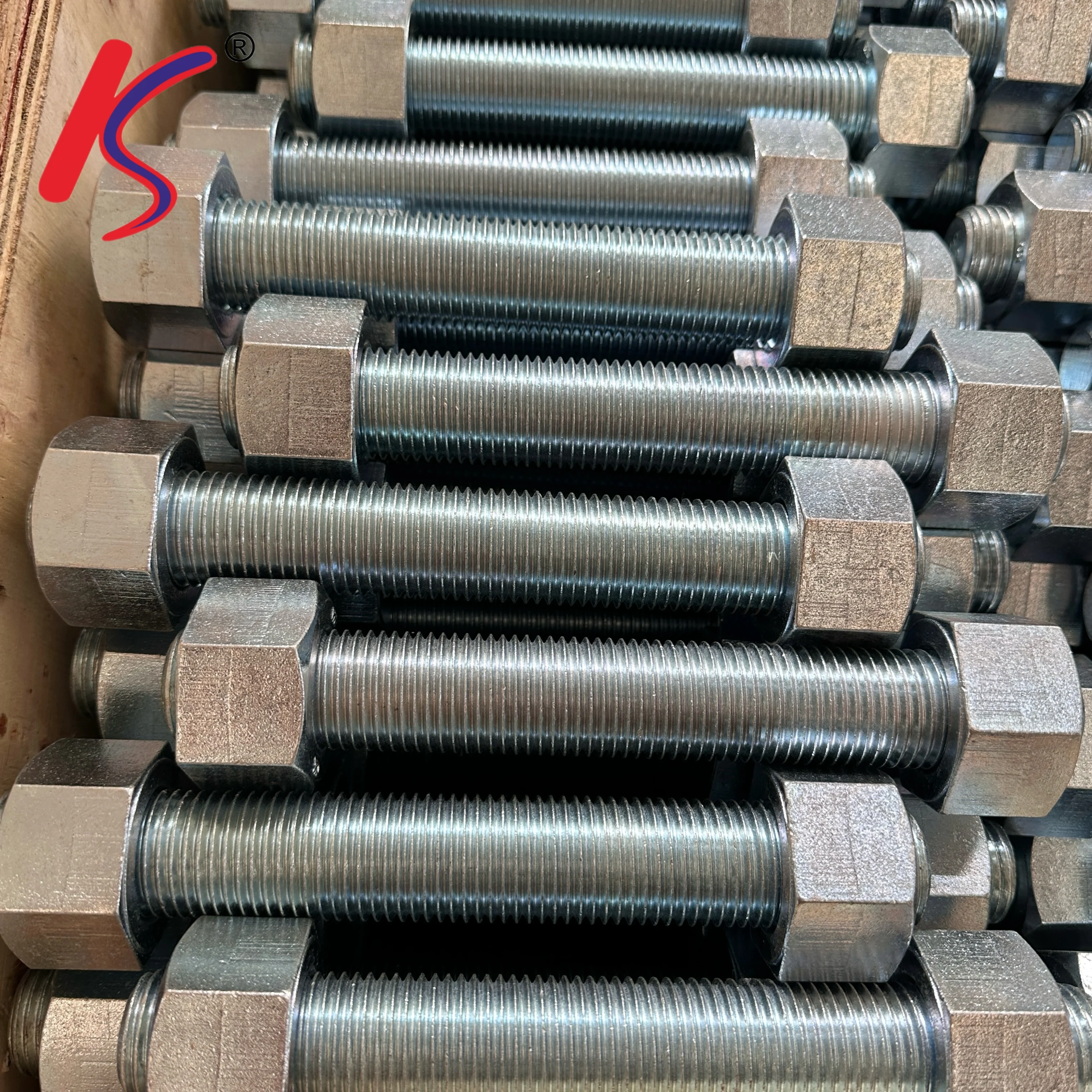 Supply High Strength Fasteners ASTM A193 B7 Alloy Steel/Stainless Steel Nuts,Fully Threaded Stud for Bolts for High Pressure