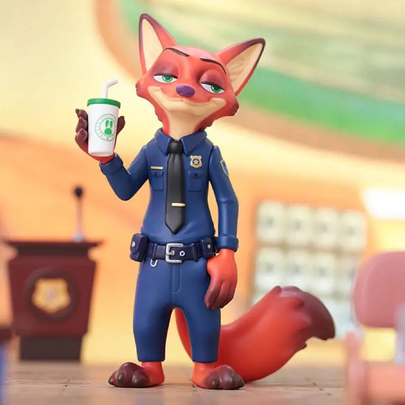 ديزني الطرفية Zootopia سلسلة صندوق أعمى العصرية اللعب الشكل سطح المكتب زخرفة هدية جميلة نيك وايلد جودي هوبس