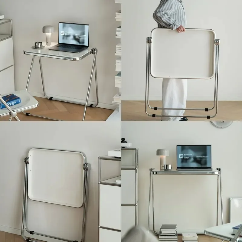 for Nordic folding table, creative home mini office computer desk, multi-functional ins style small writing desk