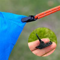 10/20pcs Camping Tent Clip Windproof Camping Fasteners Tent Grip Hooks Outdoor Camping Shade Net Fixing Clips Tent Accessories