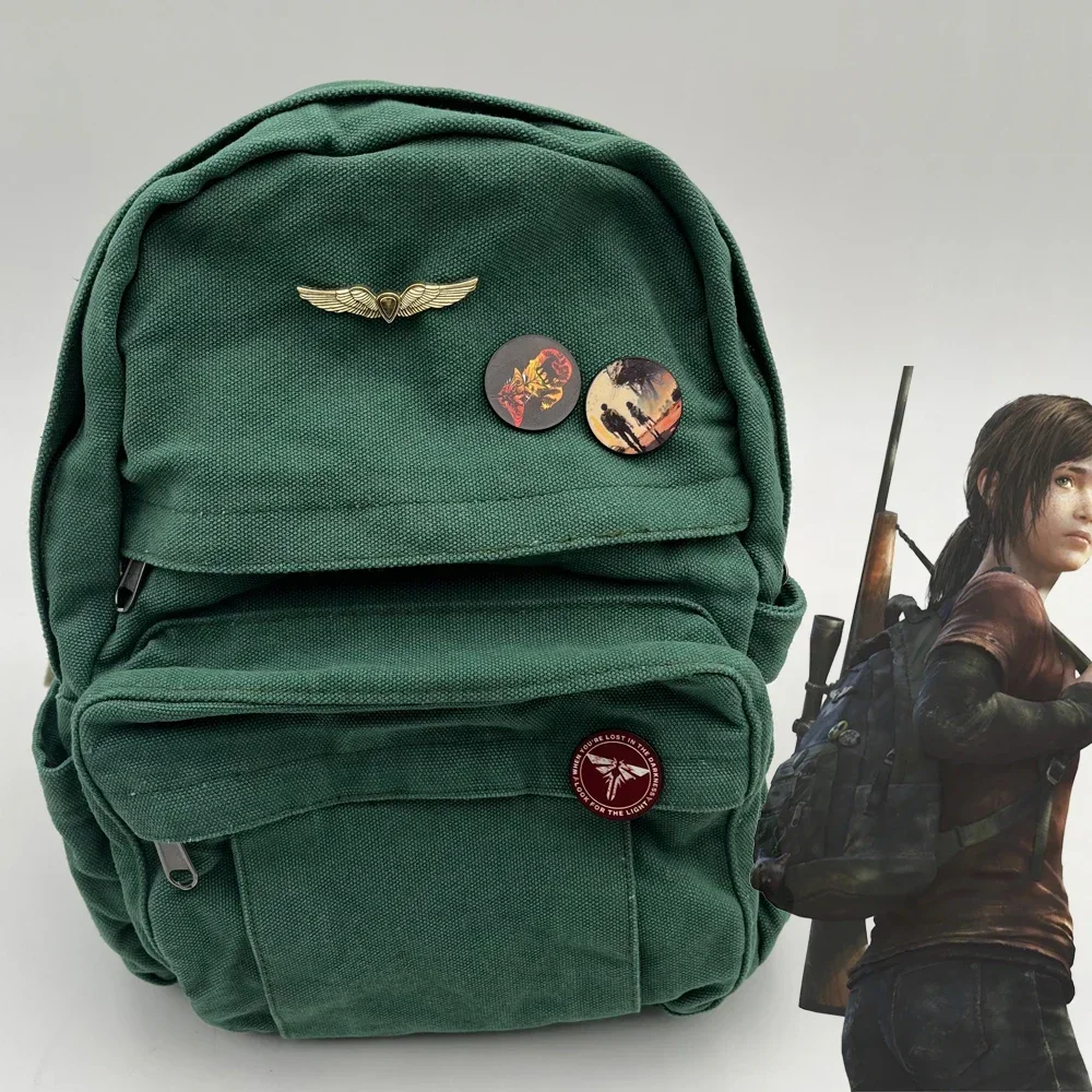 TV The Last of Us Cosplay Ellie Joel tas punggung ransel Sekolah Permainan pelajar tas bahu kanvas uniseks