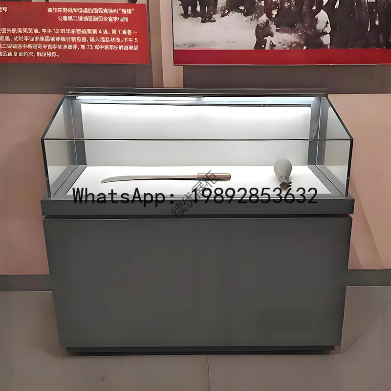 CZ   Cultural Relics Display Cabinet Exhibition Hall Cultural and Historical Site Exhibition Hall Display Exhibition Counter