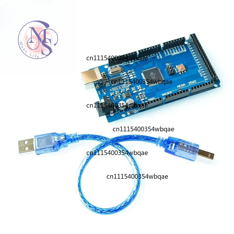 MEGA2560 R3 Open Source Dev Board CH340G Improved Version with USB Cable